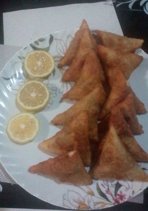 A picture of Beef Samosa#mums recipe.