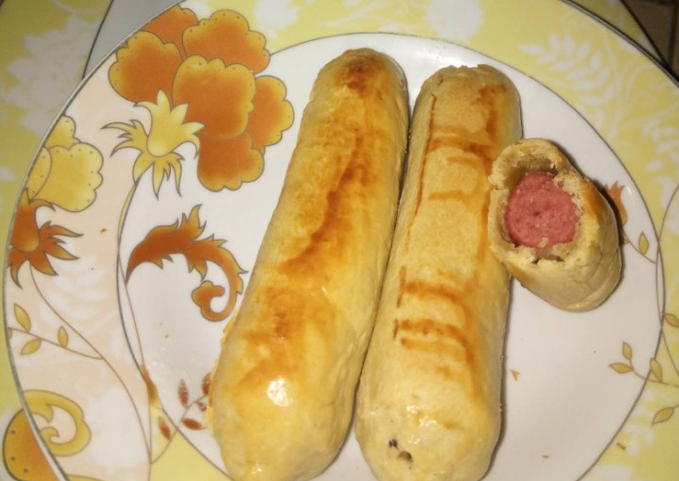 Baked corn dogs