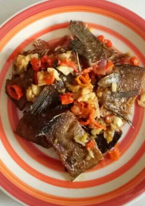 Foto resep Ikan Sepat Asin Tumis BAWANG CABE