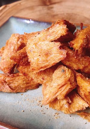 Hình của món Bò lát chay nướng vị cà ri.