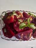 Salade de betteraves rouges