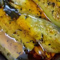 Una foto de Escabeche de berenjenas