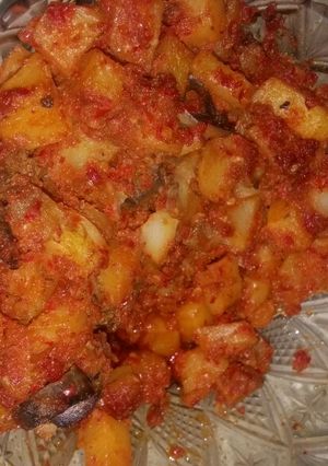 Foto resep Kentang balado ati ampela