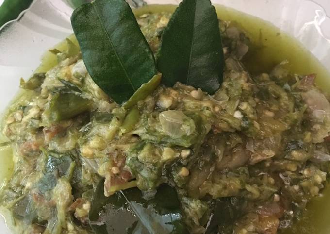 Resep memasak Sambalado Mudo (cabe ijo)  menggugah selera