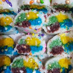 A picture of Instant Coconut mithai.