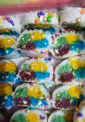A picture of Instant Coconut mithai.