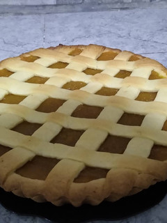 Una foto de Pasta frola de batata