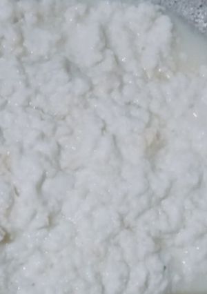 A picture of Homemade makkhan.