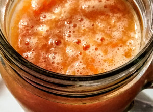 Una foto de SORBETE De Papaya y Limón...!