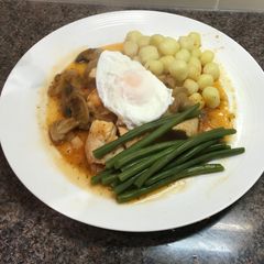 A picture of Chicken Marengo.