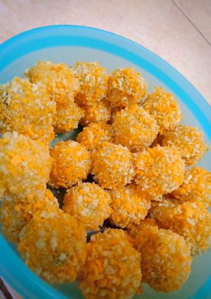 Foto resep Bola nasi abon keju