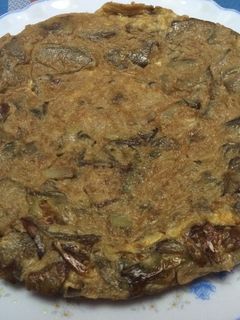 Una foto de Tortilla de alcachofas