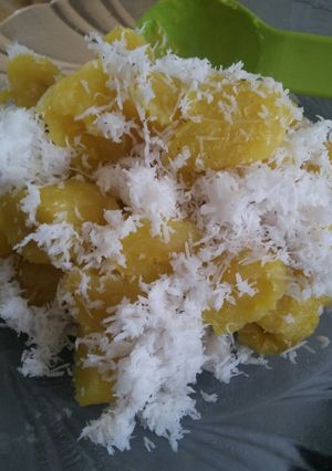 Foto resep Pisang kukus kelapa