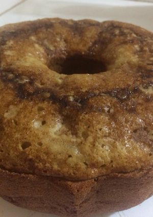 Una foto de Torta de manzana y oliva