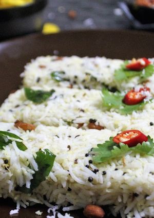 A picture of Coconut Rice.