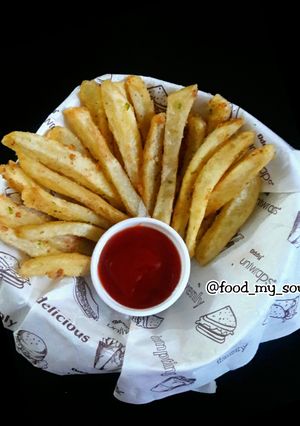 A picture of Homemade Crispy French Fries.