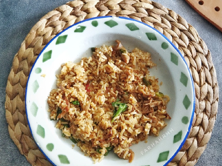 Resep Nasi Goreng Ayam Jamur Kecap (Sisa Topping Mie Ayam Jamur) Yang Enaknya Kebangetan