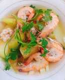 Dưa hường nấu tép