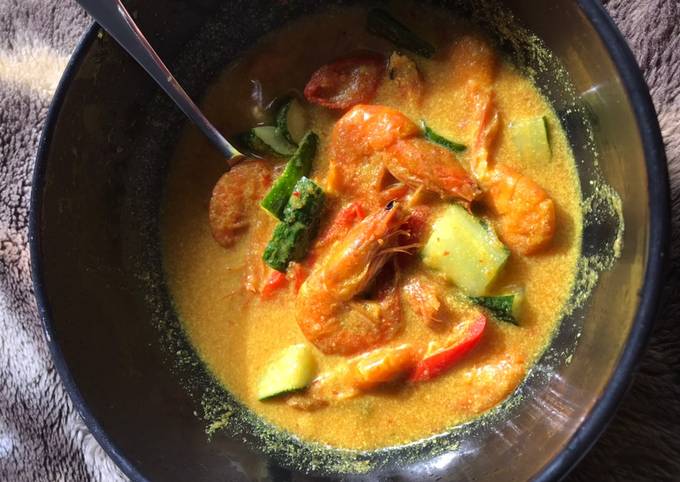 Gulai kuning udang