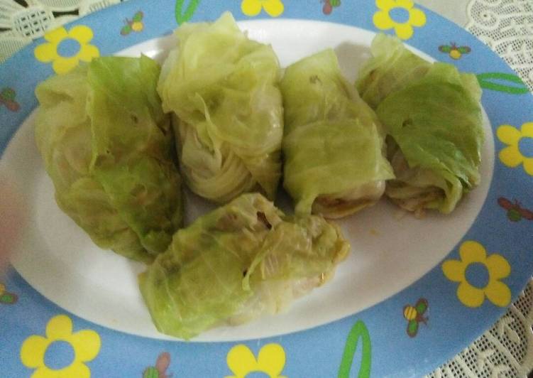 Resep Kubis gulung isi daging Anti Gagal