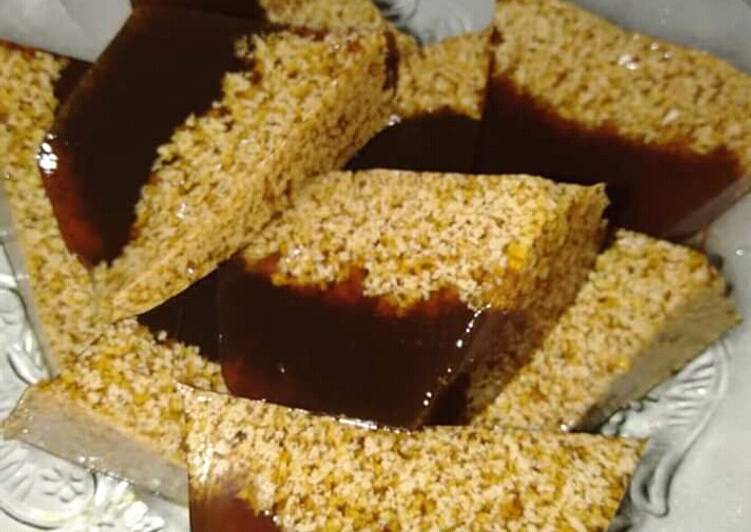 Bagaimana Menyiapkan Puding lumut gula merah Anti Gagal