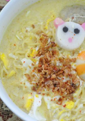 Foto resep Indomie Kari Susu Keju
