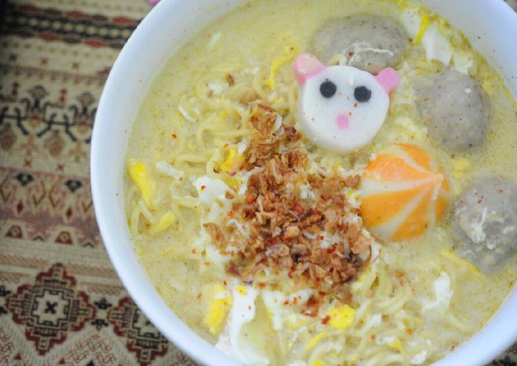 Resep Indomie Kari Susu Keju oleh TASTE-STY - Cookpad