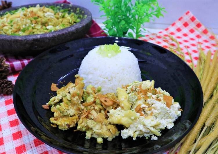 makanan Sambal kencur tempe tahu Jadi, Bisa Manjain Lidah