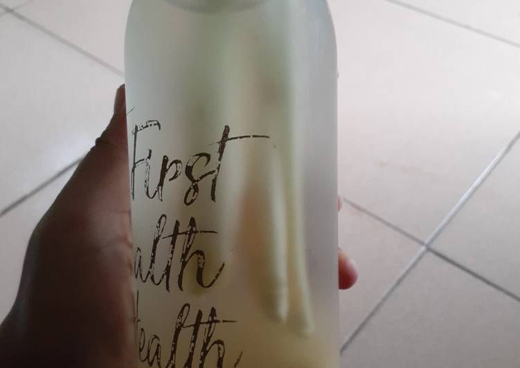 Cara meramu Infused water jahe , Enak