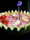 Watermelon milk shake