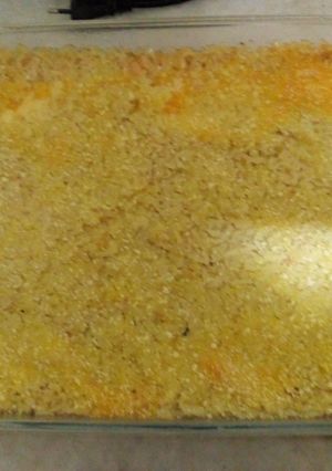 Una foto de Pastel de arroz con pollo