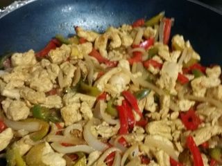 Fajitas de pollo