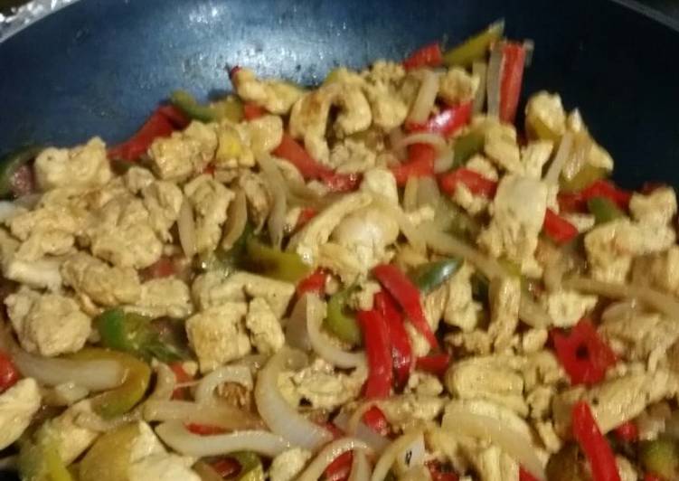 Fajitas de pollo