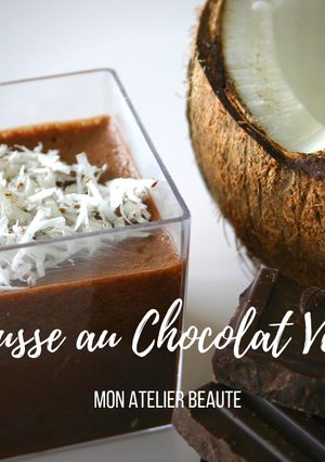 Une photo de Mousse au chocolat vegan - sans oeuf!