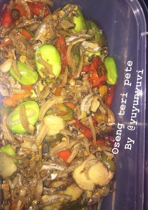 Foto resep Oseng teri pete