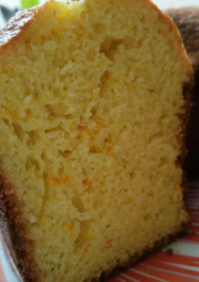 Una foto de Torta rápida de naranja