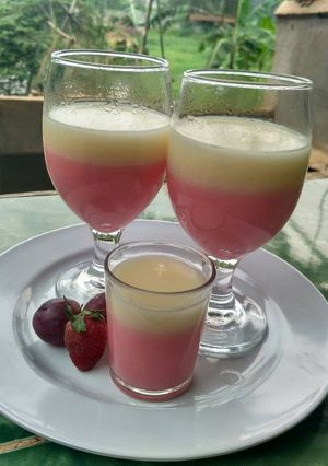 Foto resep Puding Delima