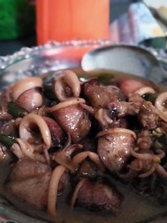 Foto resep Cumi basah saos tiram😋