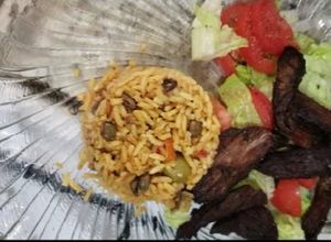 Una foto de Arroz con gandules