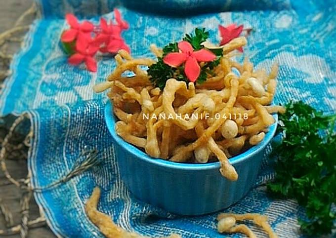 Resep Kripik Jamur Enoki Anti Gagal