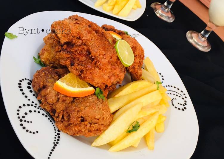 Recipe of Homemade Crispy fried chicken