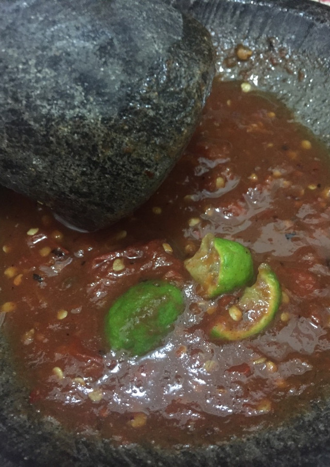 Foto resep Sambel trasi rumahan mimi