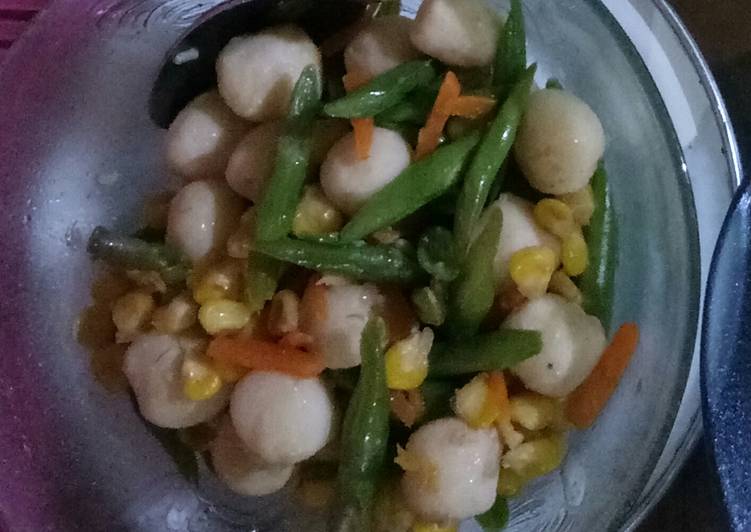 Resep Tumis Bakso Ikan, Bikin Ngiler