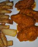 Alitas de pollo en salsa de tomate