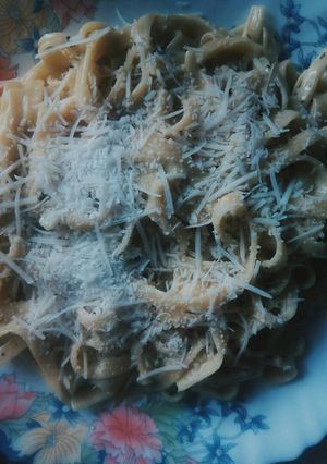 Una foto de Tallarines a la parmesana