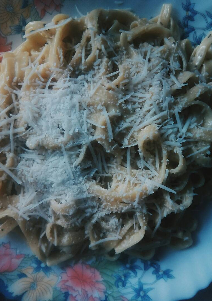 Una foto de Tallarines a la parmesana