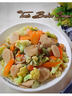 Foto resep Tumis Bakso Sayur