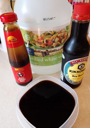 A picture of Ken's Simple Chinese Wonton/Dumpling Sauce.