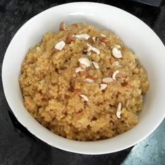 A picture of Broken Wheat Dessert (Sweet Dalia, Gujarati Ormu).