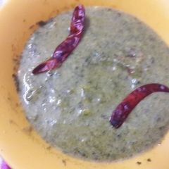 A picture of Hari bhari Chutney.